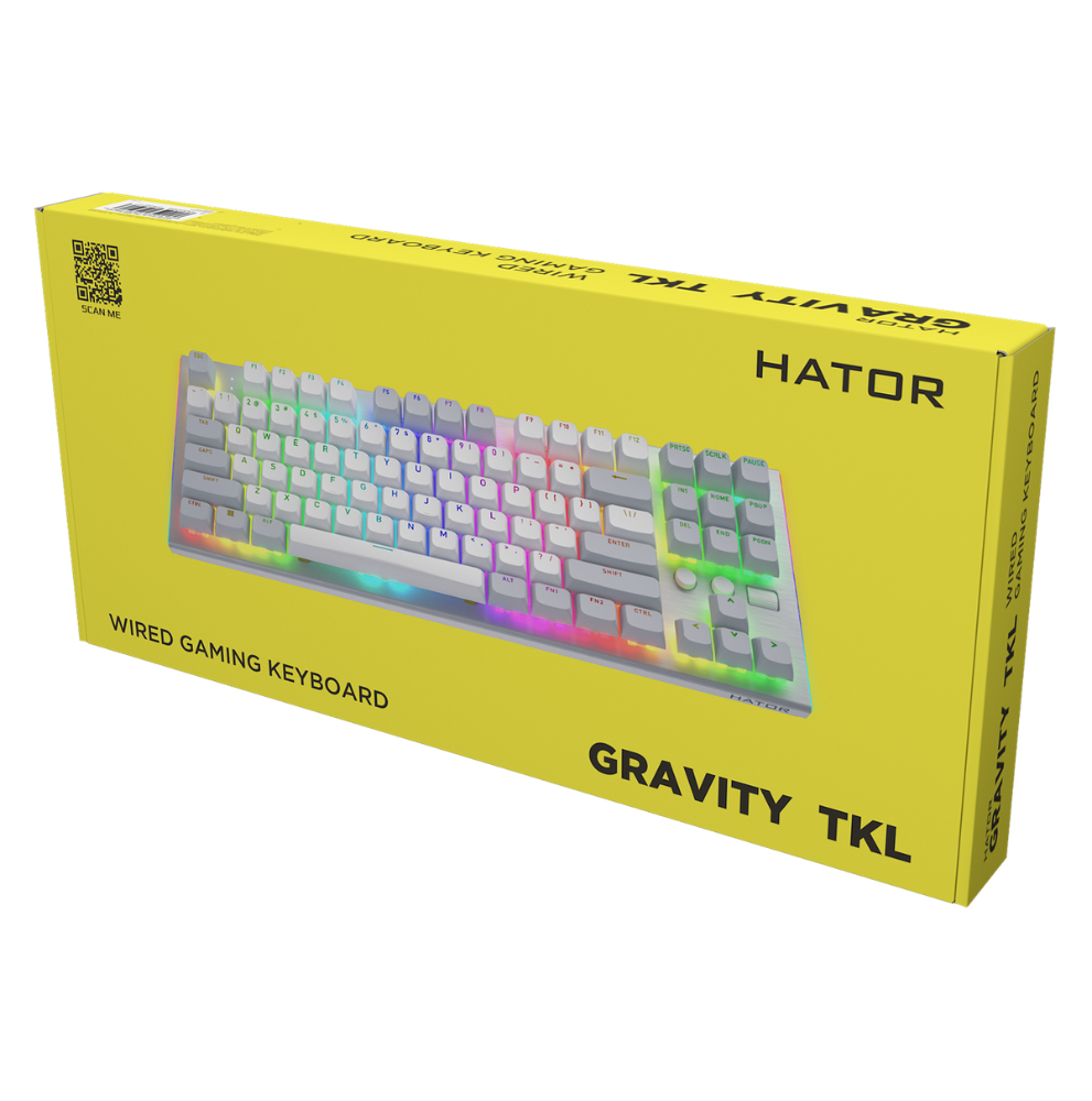 HATOR Gravity TKL white HTK561